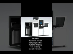 Tự động Hot Foil Stamping Machine tem hộp đóng gói mỹ phẩm