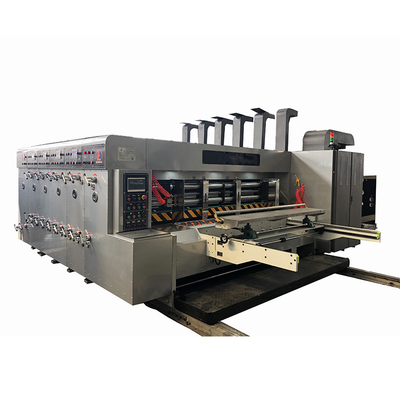 220 cái / phút Máy in Flexo Tấm sóng Máy xếp chồng Máy cắt khuôn quay