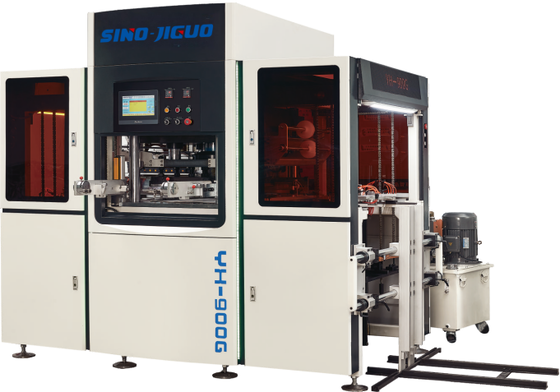 Mua JIGUO YH-900G Tự động Servo Hot Stamping Machine,Max. kích thước dán:700X520 (mm),Độ dày tấm phù hợp:105-3000gsm,Số cuộn dán:Hai cuộn online manufacture