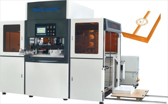 Mua JIGUO YH-1200G Tự động Servo Hot Stamping Machine,Độ dày tấm phù hợp:120-3000gsm,Số cuộn dán:Ba cuộn,Tham đo tốc độ làm việc:1100~1400 s/h online manufacture
