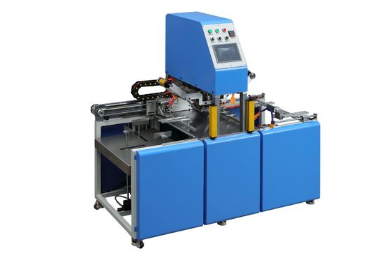 Máy dập nóng thủy lực tự động YH-500 cho gói nhựa gỗ bằng da