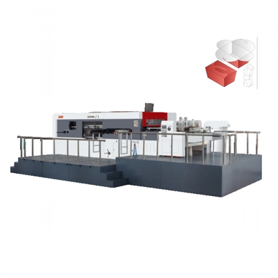 Hộp carton Máy cắt bế tự động 1500X1105mm Máy tạo nếp gấp mép chì
