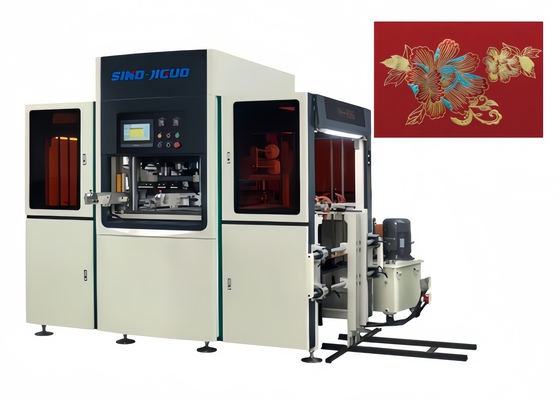 Máy đánh dấu tấm giấy nóng tiêu chuẩn châu Âu và Mỹ áp suất 20 tấn cho bao bì