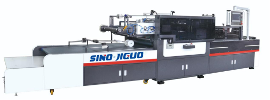 SINO JIGUO TC-1100Q Máy vá cửa sổ tự động Với Máy cắt góc & Creasing V cắt Max. Tốc độ làm việc 15000s / h, Flat Max Tốc độ làm việc 30000s / h