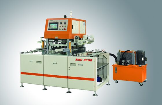 Máy dập nóng servo tự động YH-900SCZ, Kích thước giấy tối đa:	900X670 (mm) , Kích thước giấy tối thiểu:100X100 (mm), Áp suất dập tối đa:20T