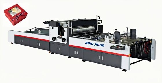 Máy Dán Cửa Sổ Tự Động SINO JIGUO TC-1500A Cho Tấm & Bìa Cứng | Kích thước: 6200×2300×1700mm